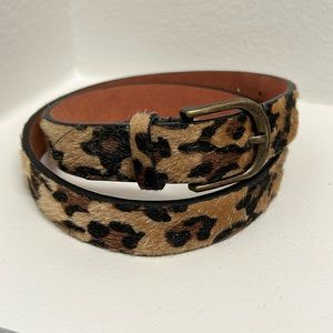 Calfskin belt